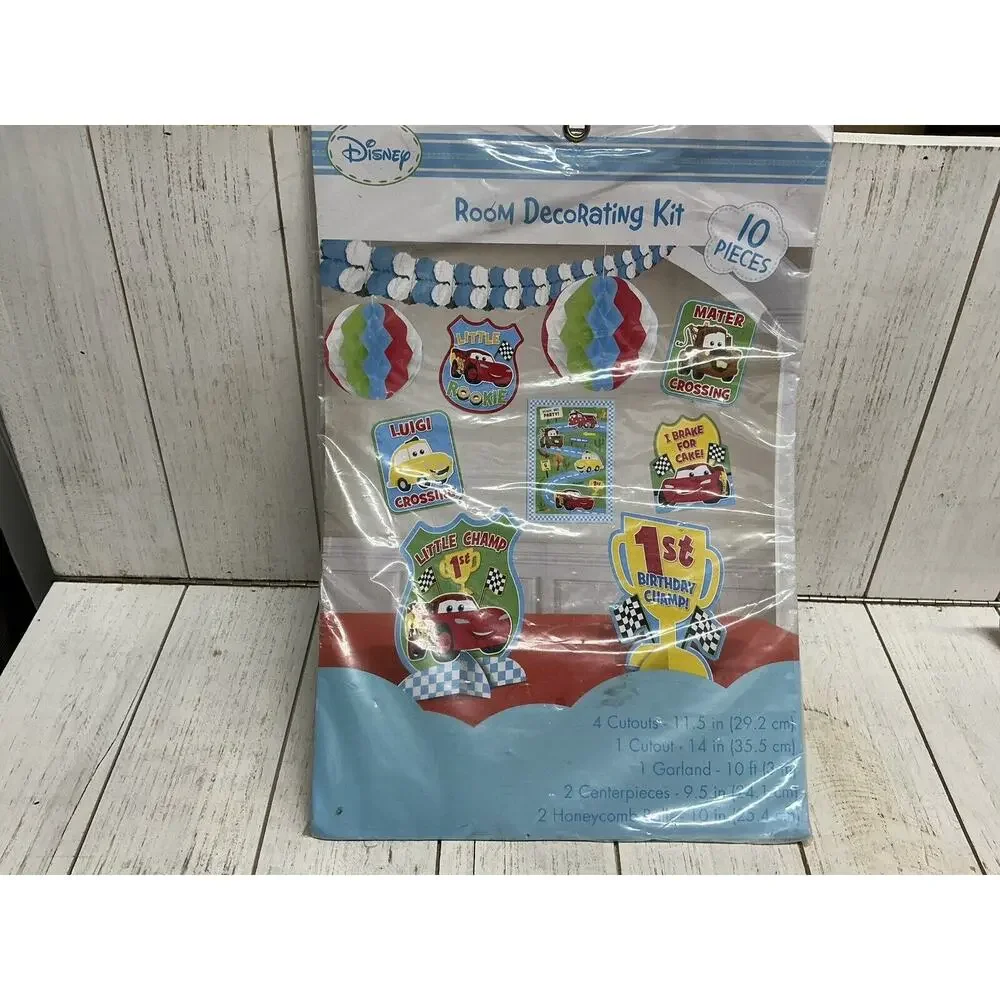 Disney Room‎ Decorating Kit Cars Theme New